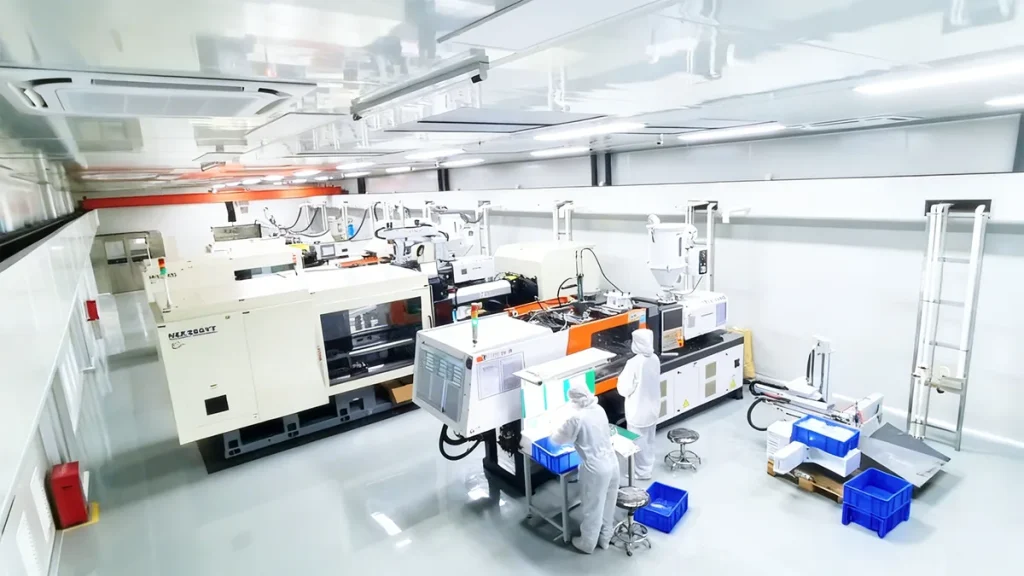 What are the Cleanroom Standards for Injection Molding? ISO 8 to ISO 5 Cleanrooms.