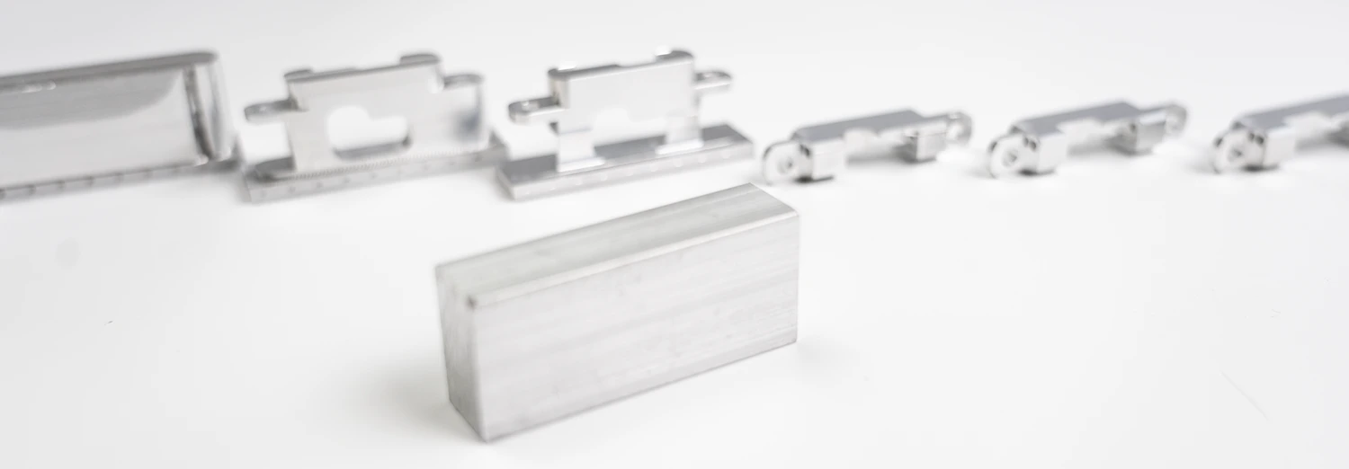 Small quantities of machined parts